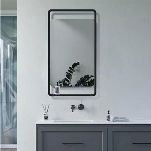 Sana Rectangle Mirror w/Shelf Bathwise