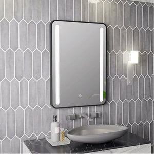 Frontier Rounded Front-Lit LED Mirror Bathwise