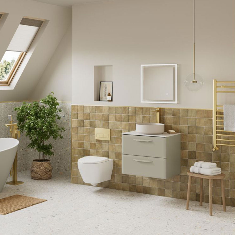 Catherine Square Back-Lit LED Mirror Bathwise