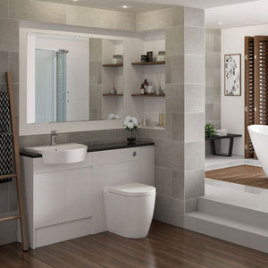 Cilantro Semi Recessed Basin Bathwise