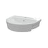 Cilantro 555x435mm semi recessed basin