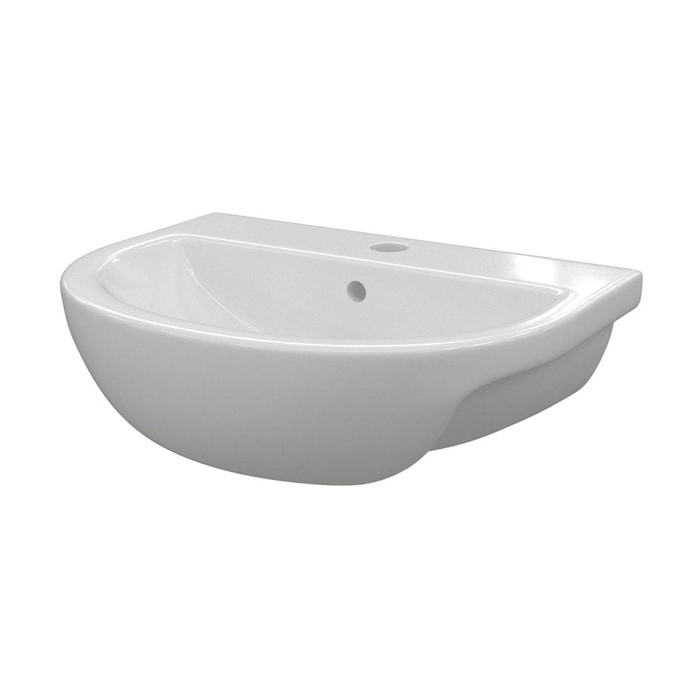 Tuscany 500x390mm semi recessed basin