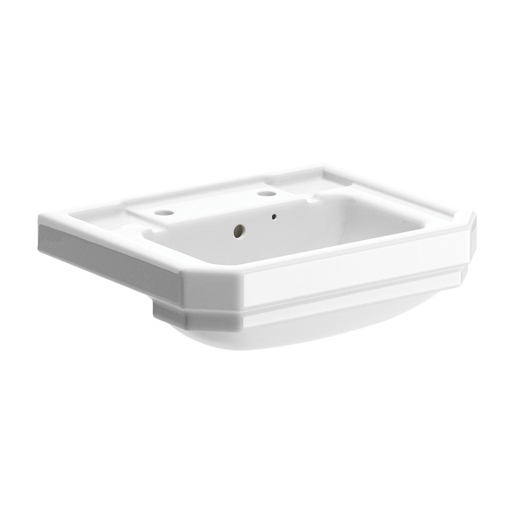 Sherbourne 495x445mm 2TH semi recessed basin