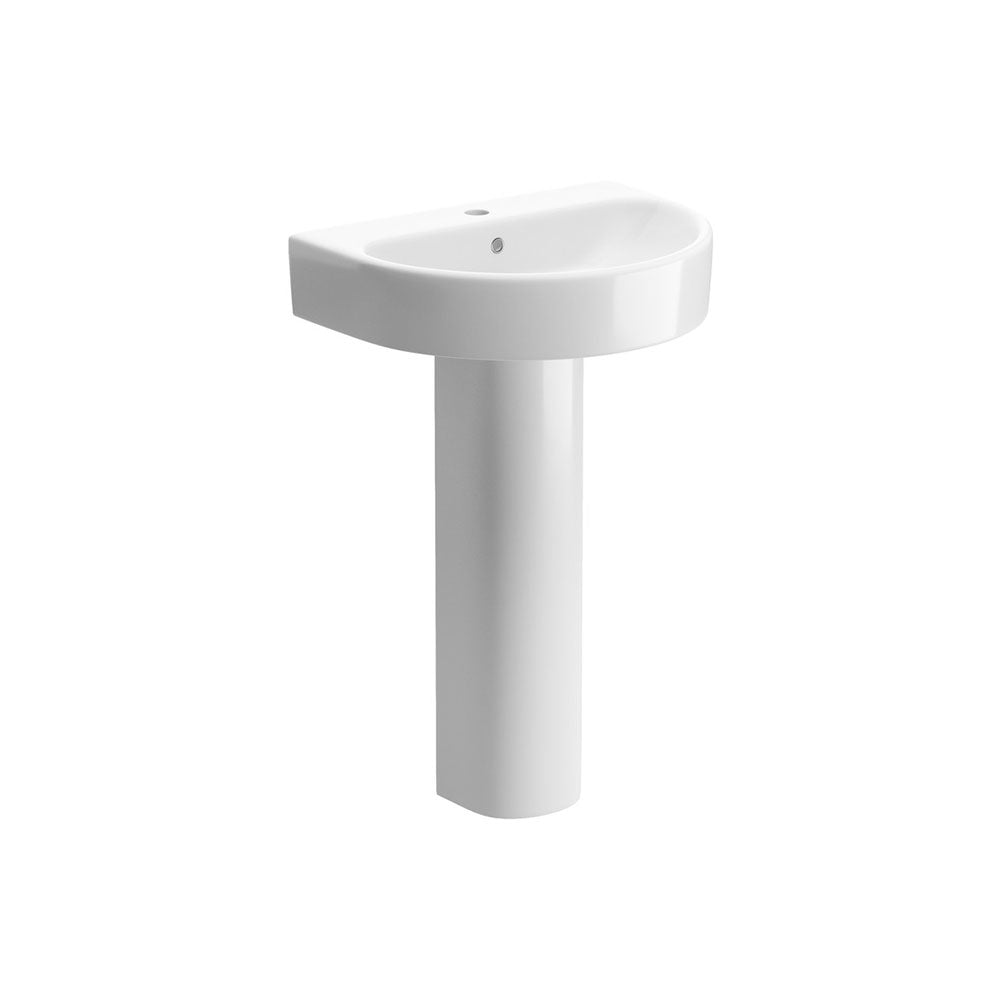 Cilantro 555x430mm basin and pedestal