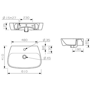 Tilia Basin And Pedestal Bathwise