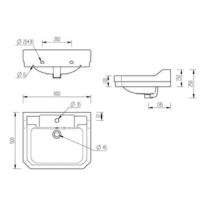 Sherbourne Basin And Pedestal Bathwise