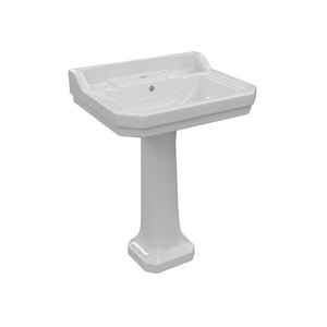 Sherbourne 600x500mm 1TH basin and pedestal