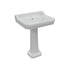 Auvellis Solenne 600mm Basin & Full Pedestal – 1 tap hole – product image 1