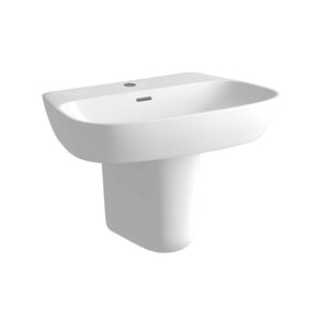 Tilia 600x400mm basin and semi pedestal