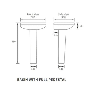Laurus Basin And Pedestal Bathwise