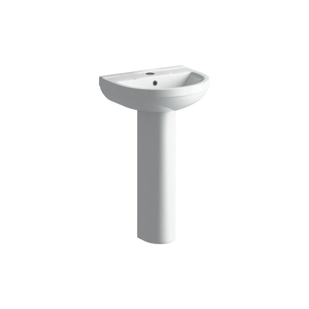 Laurus 500x390mm basin and pedestal