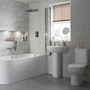 Tuscany Basin And Semi Pedestal Bathwise