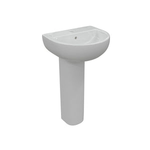 Tuscany 550x400mm basin and pedestal