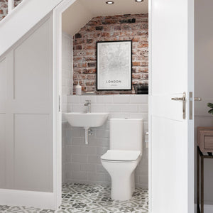 Cedarwood Rimless Back To Wall Pan And Wrapover Soft Close Seat Bathwise