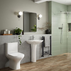 Cedarwood Rimless Back To Wall Pan And Wrapover Soft Close Seat Bathwise