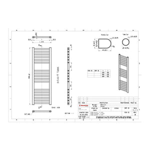 Grado Straight Ladder Towel Warmer Grado