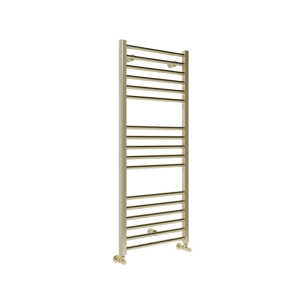 Grado Straight Ladder Towel Warmer Brushed Brass Grado