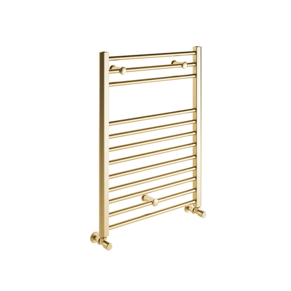 Grada Straight 30mm Ladder Radiator (500x800x30mm) – Brushed Brass