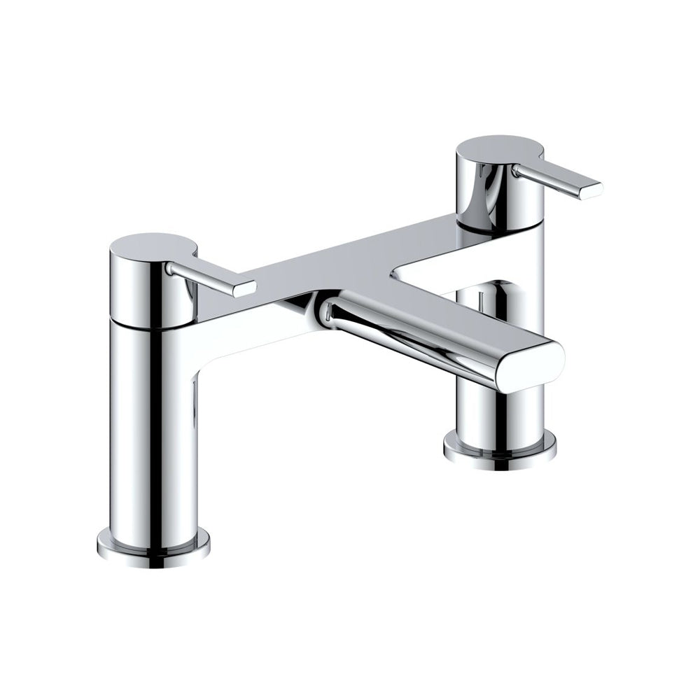 Evola Floor Standing Bath/Shower Mixer - Chrome