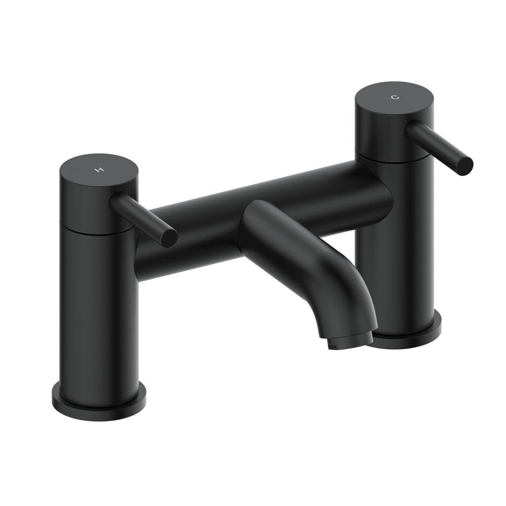 Pescara Bath/Shower Mixer & Bracket - Brushed Brass