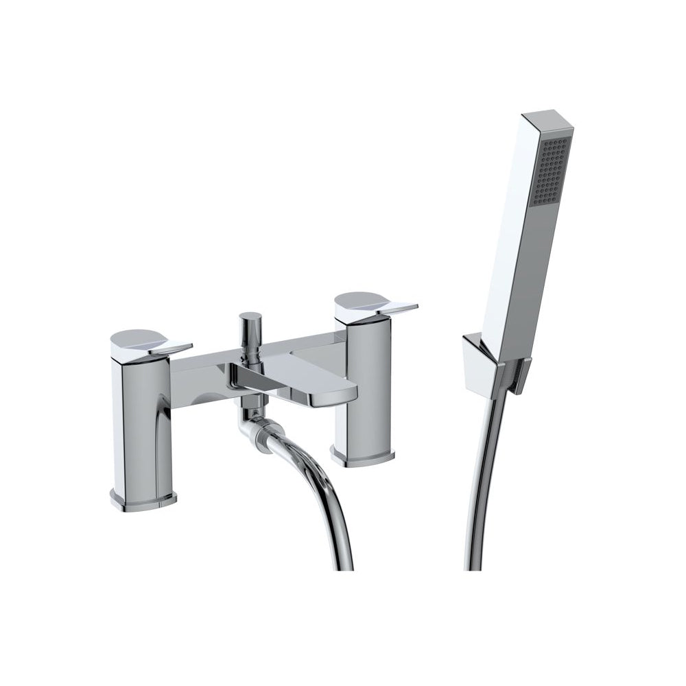 Nancy Basin Mixer & Waste - Brushed Brass