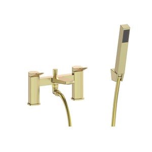 Nancy Bath/Shower Mixer & Bracket - Brushed Brass