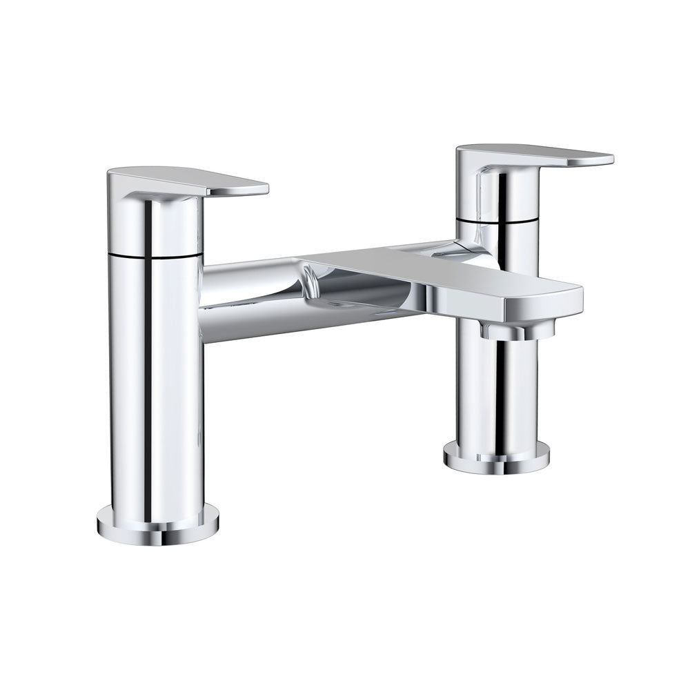 Cassini Deck Mounted Bath Filler Chrome