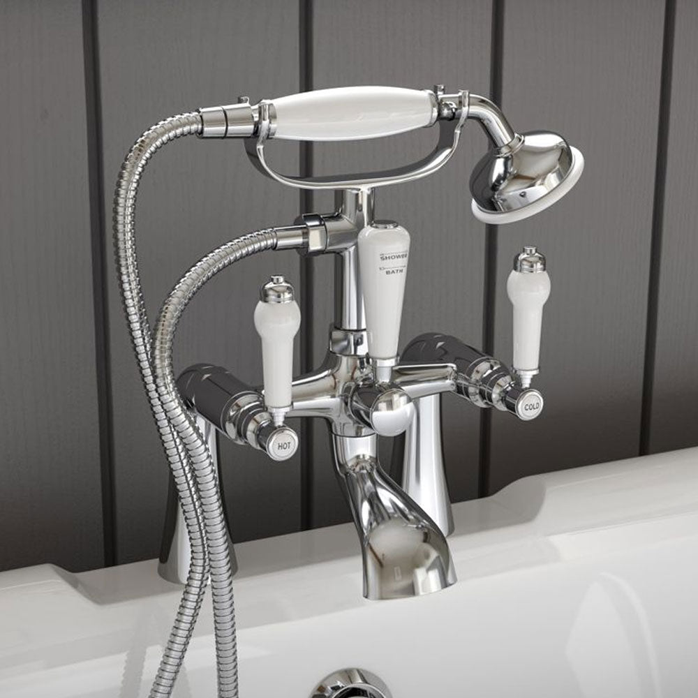 Millom Deck Mounted Bath Shower Mixer Pureflo