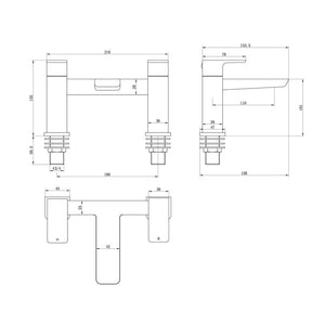 Berio Bath Filler Bathwise