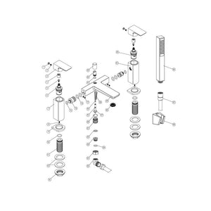 Berio Bath and Shower Mixer Bathwise