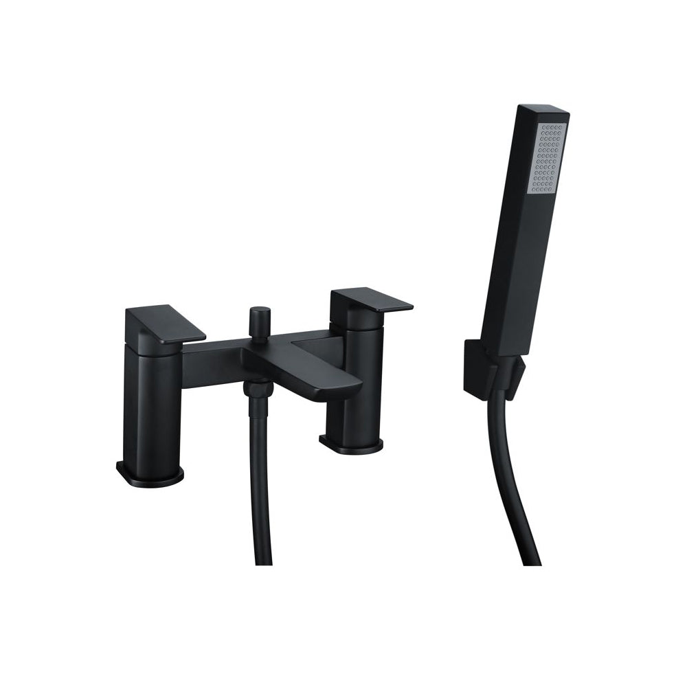 Berio Bath/Shower Mixer - Matt Black