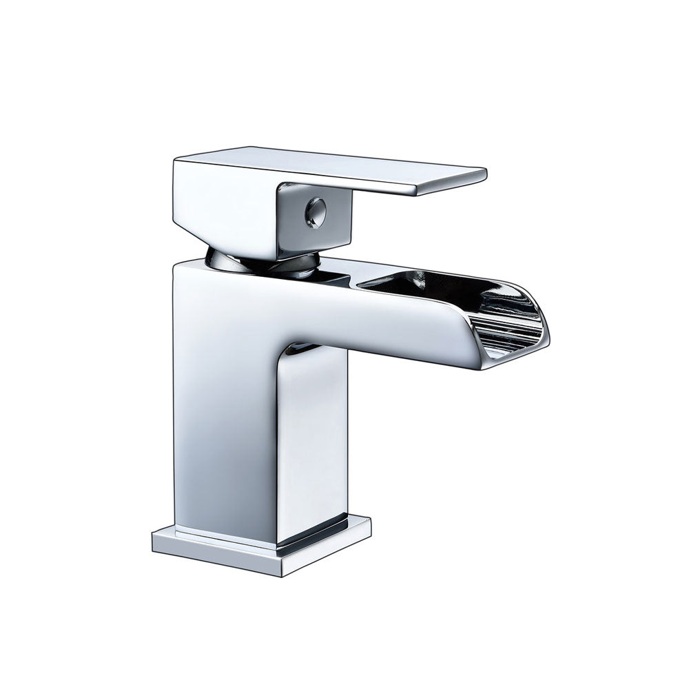 Auvellis Linaro Single Lever Cloakroom Basin Mixer Including Waste Chrome