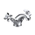 Bordon Twin Handle Basin Mixer Including Pop Up Waste Chrome