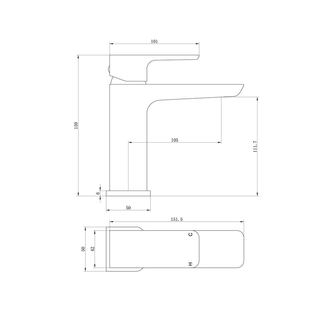 Berio Basin Mixer and Waste Bathwise