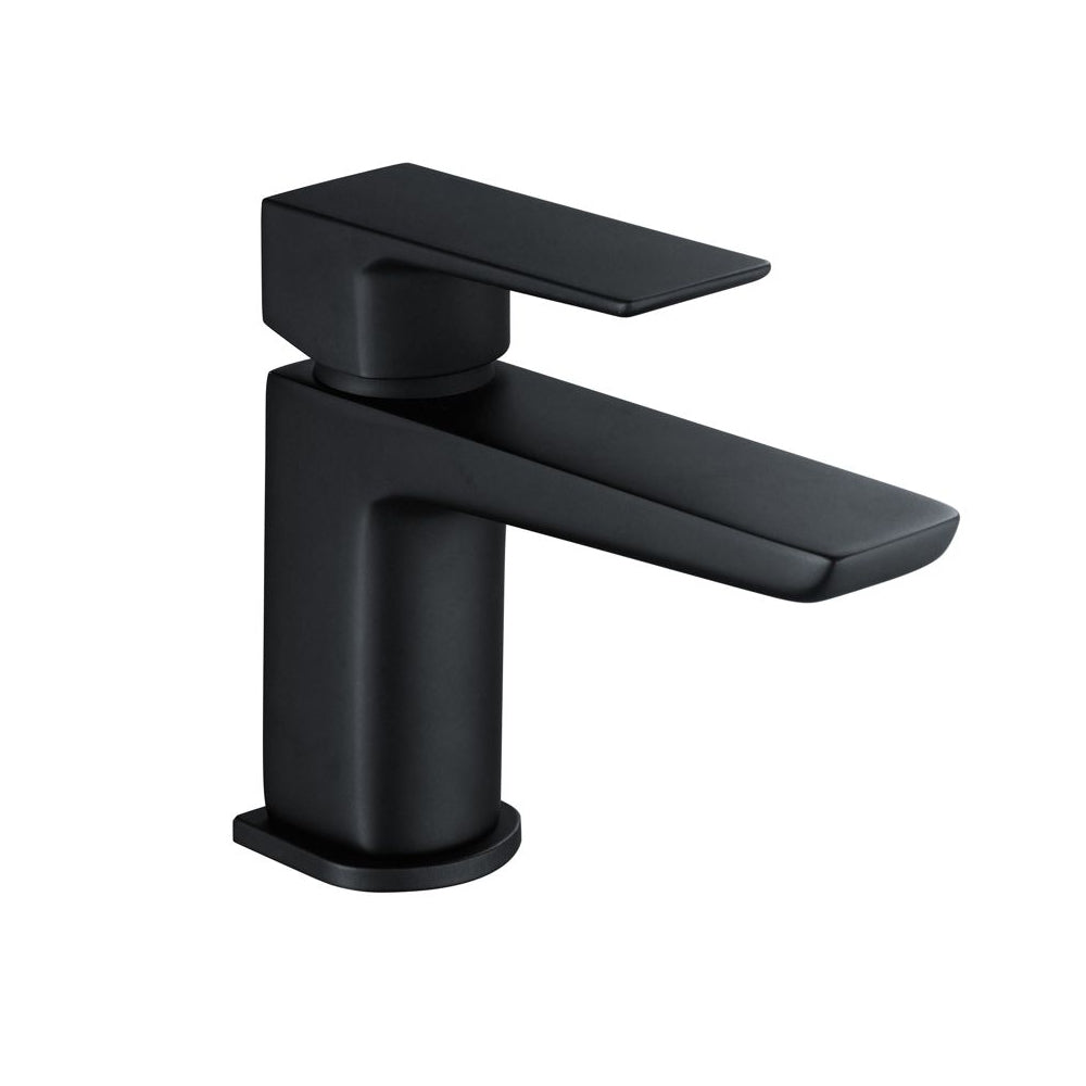 Auvellis Arven Cloakroom Basin Mixer with Waste in Matt Black
