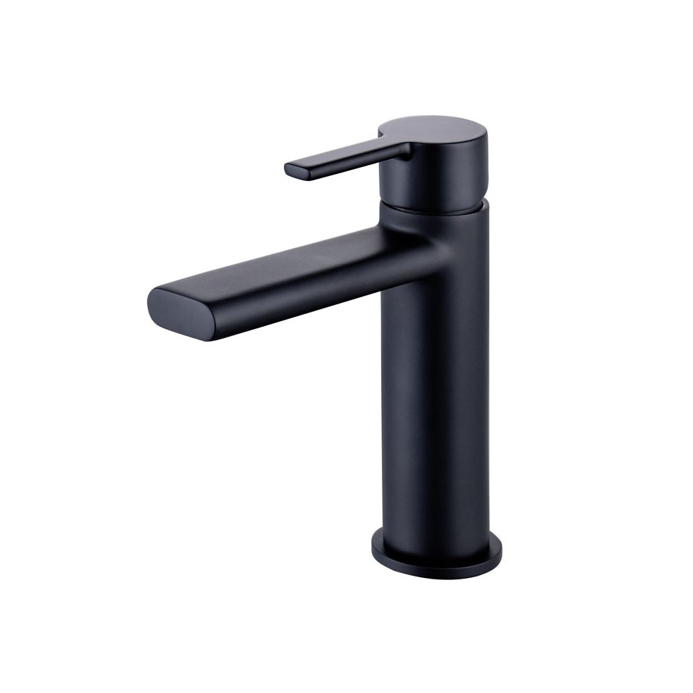 Auvellis Vela low-pressure basin mixer with waste – Matt Black