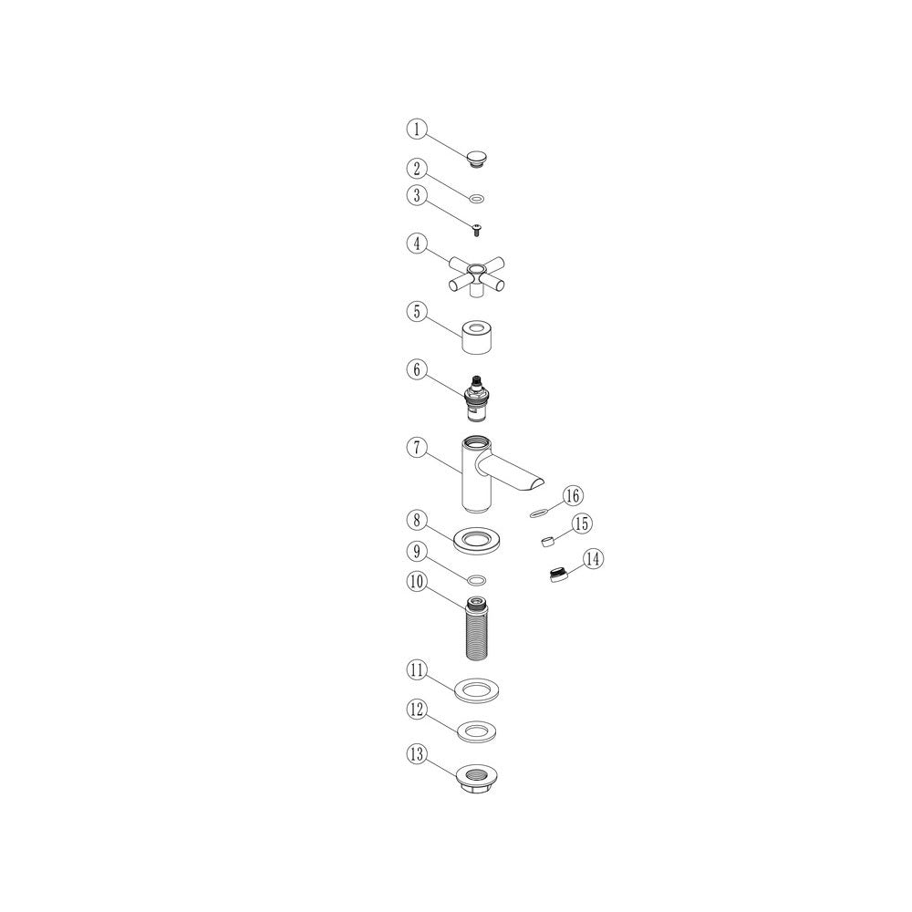 Auvellis Solenne Basin Pillar Taps – product image 2