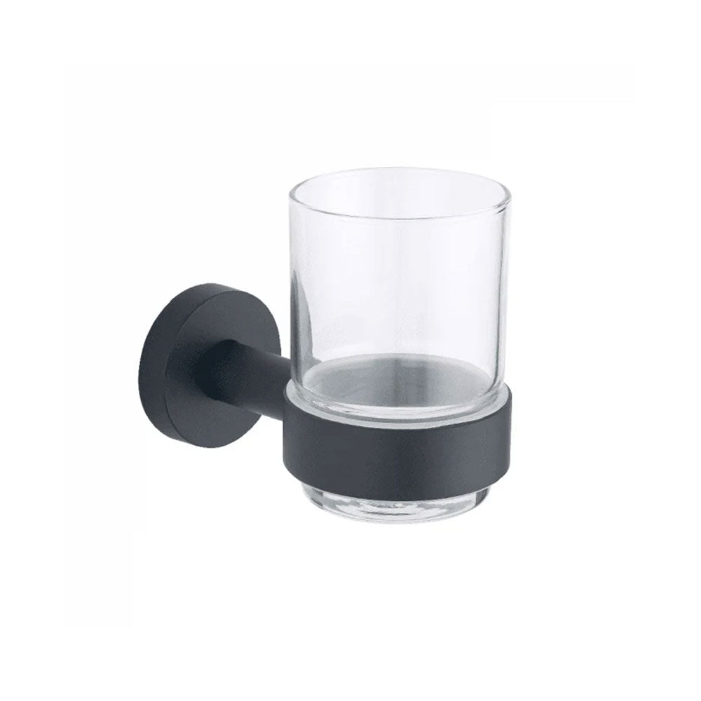 Melbourne Round Tumbler And Holder Bathwise