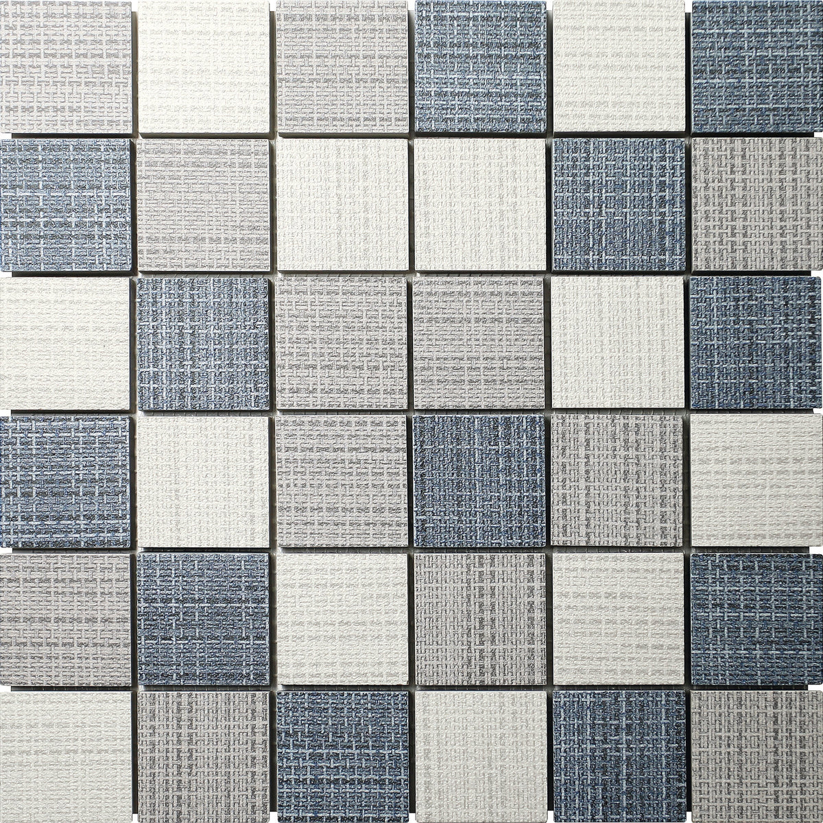 APE MALLA HABITAT MIX BLUE-SKY-WHITE 30X30 (5X5) — Matt
