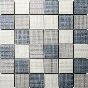 APE MALLA HABITAT MIX BLUE-SKY-WHITE 30X30 (5X5) — Matt