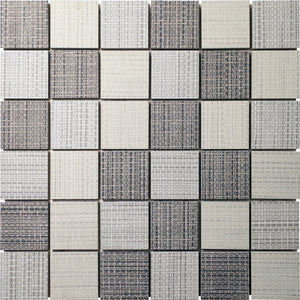 APE MALLA HABITAT MIX GREY-SKY-WHITE 30X30 (5X5) — Matt