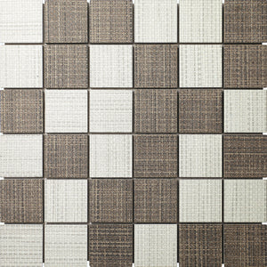 APE MALLA HABITAT MIX CAPPUCCINO-WHITE 30X30 (5X5) — Matt