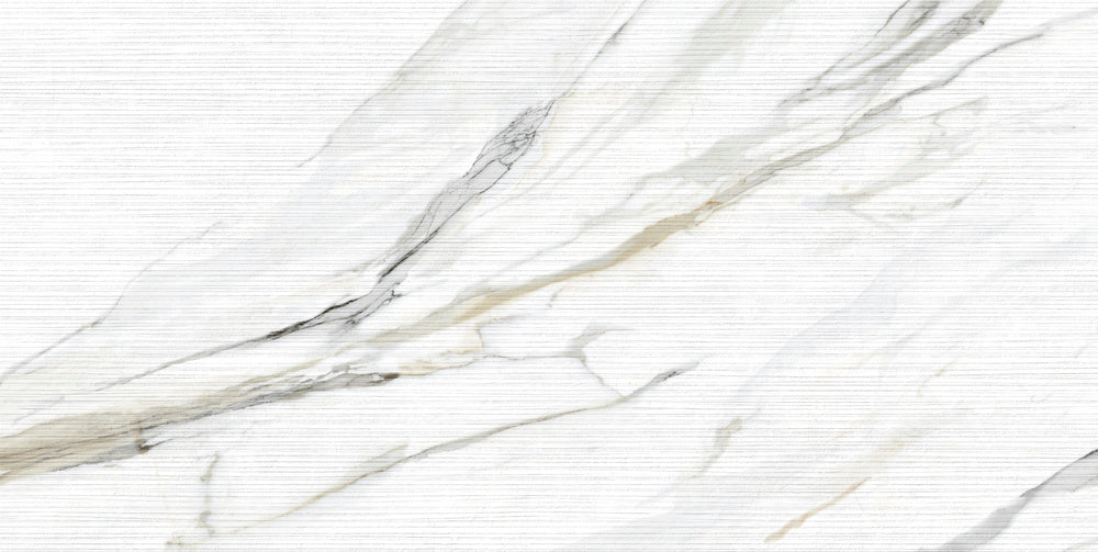 TAU Emporio RLV Carve Calacatta Polished tile
