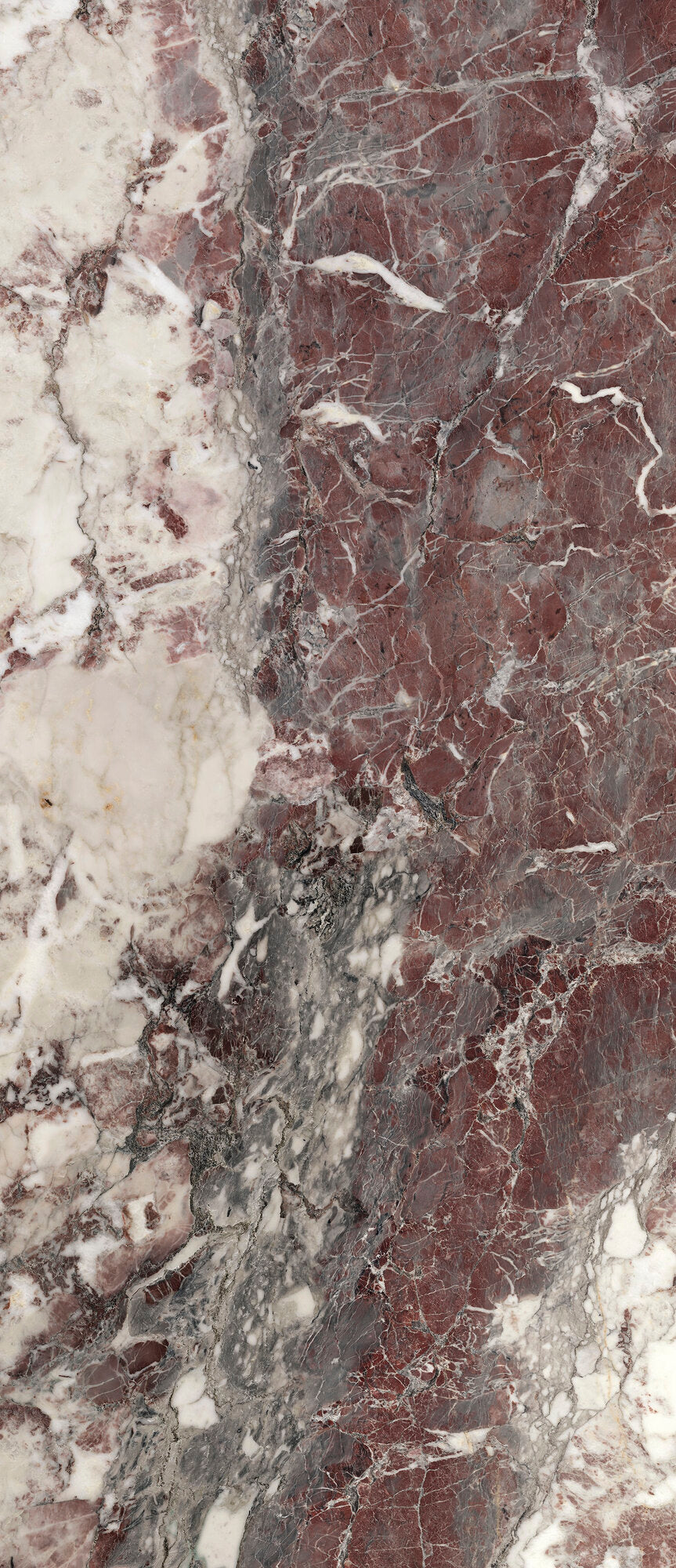 APE BRECCIA VIOLA POL RECT 120X278 — Polished (glass effect)