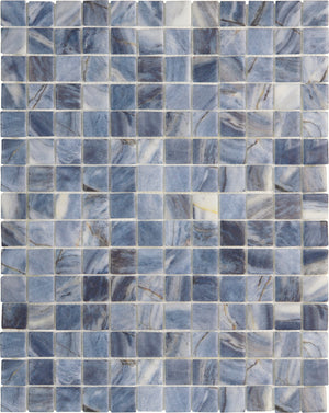 APE GLASS MOSAIC OCEAN BLUE OXID 31,5X39,6 (2,5X2,5) — Matt