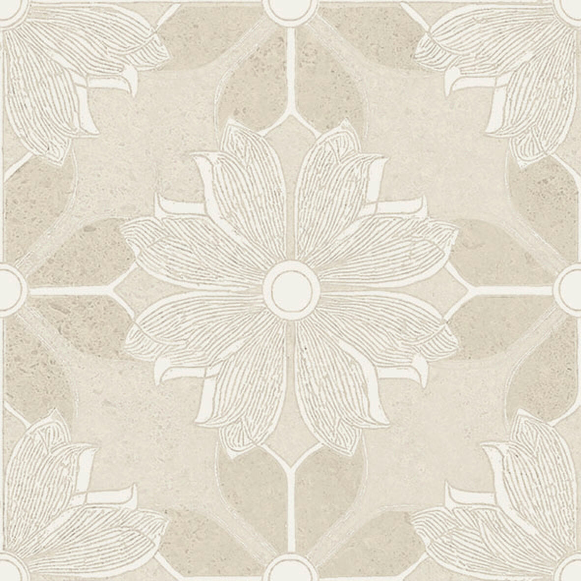 APE SERENA BEIGE 15X15 — Matt