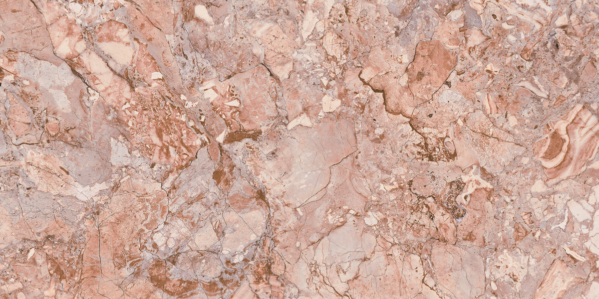 APE SICILY PINK POL RECT 60X120 — Polished (glass effect)
