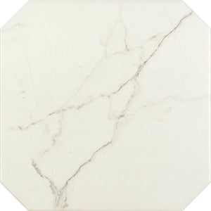 APE OCTAGON VERONA WHITE 20X20 — Matt