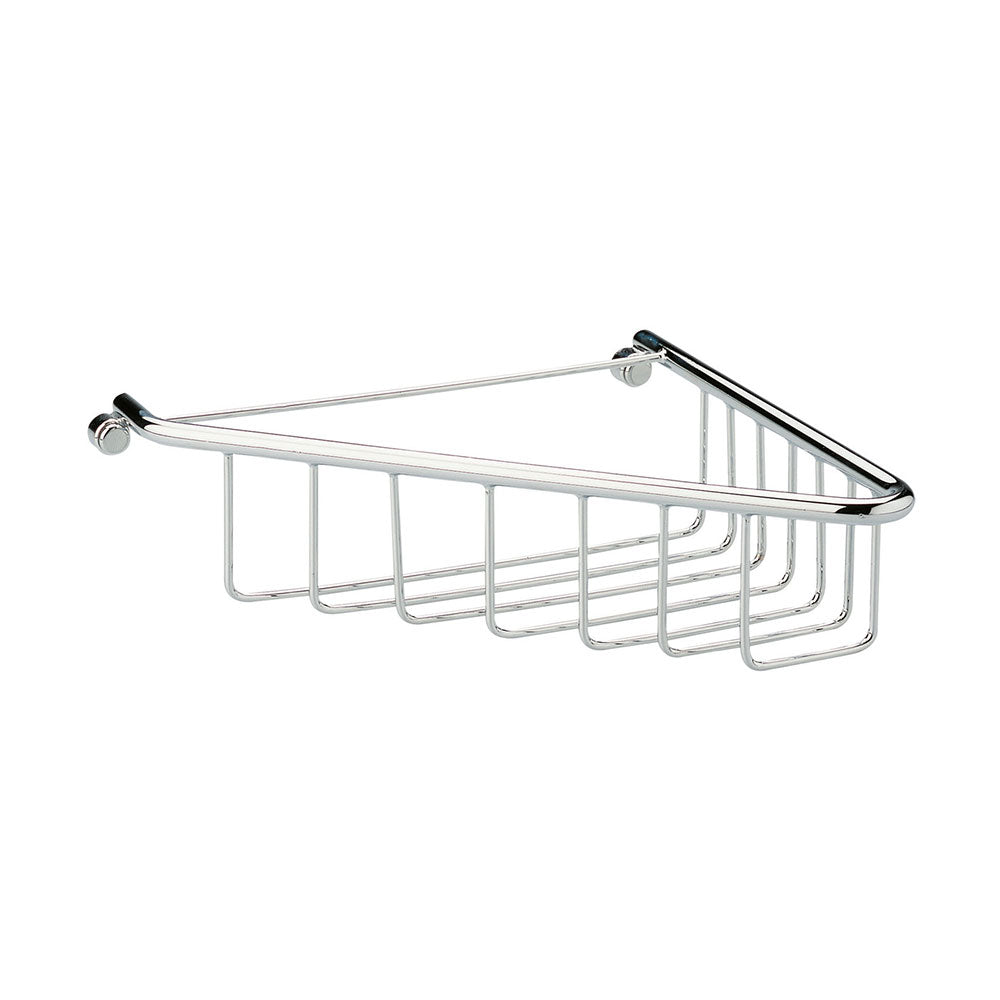 Pureflo Single Tier Corner Shower Basket Pureflo
