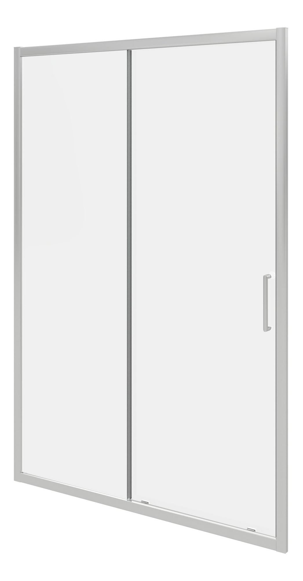 Auvellis Nexara Classix Easy-Fit Sliding Door & 45mm Tray Pack - Chrome